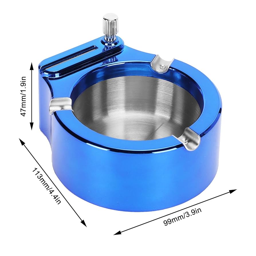 Amazon.com: AUNMAS Retro Metal Ashtray with Ten Thousand